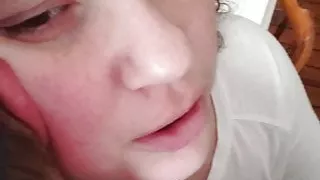 Moaning on the kitchen table