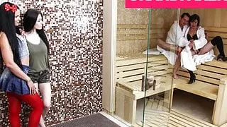 Two Teens Learn How to Fuck at the Spa