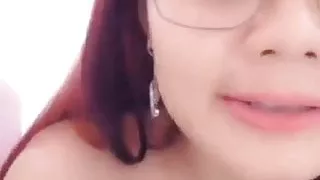 Nipple slip on live stream