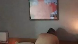 BBW riding young Honduran and loving his nice cock
