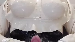 Latex Shemale Hausfrau Masturbation