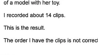 A babe with her toy (audio only)