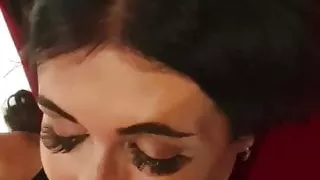 Deep throat blowjob BBC