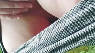 Fingering My Pussy In The Woods!