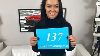 Exquisite brunette darling shagged