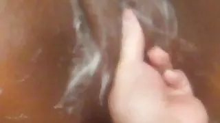 Fingering my black friends cunt 1