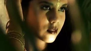 Arousing And Seductive Sex Ritual Was Dance By A Brunette