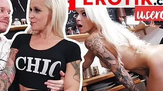 MILF Sophie Logan FUCKS her loyal FAN! -- sophie.erotik.com