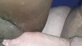 Black pussy and white dick