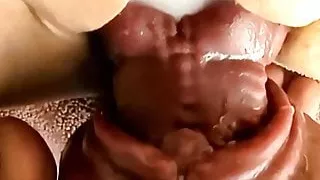 Hot chick riding a creamy dragon dildo as i film her