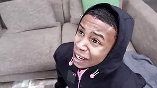 Ebony stepson plows his cute BBW mother Joslyn Jane