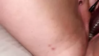 BBW British chubby wife big vibrator