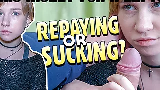 Debt4k. Sexy lassie Alice Klay gets naked and satisfied loan