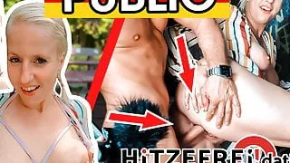 Dude Bodo BANGS Milf Jana Schwarz in Park hitzefrei.dating