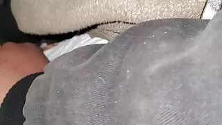 Titty out on the way our to fuck