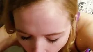 Aimee sucking dick