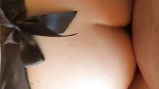 Doggy in Garter Belt