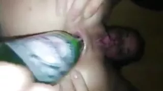 Piss swallow, bottle insertion, anal...really dirty amateur.