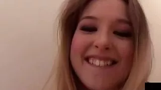 Super Cute Sunny Lane Gets Pussy Pounded & Mouthful Of Cum!