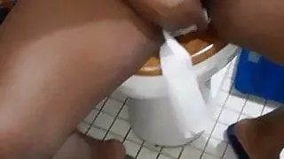 Pissing Black Milf