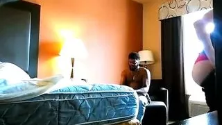 maid fucks BBC guest