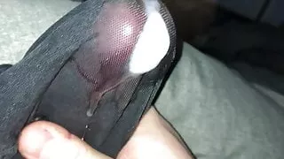 Another fiend of my wife left her panties at mine