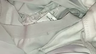 Cumming in girlfriends panties