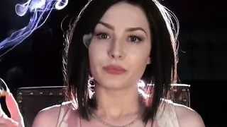 Gorgeous smokers enjoying their nicotine fix