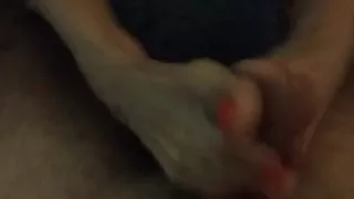 Explosion of pleasure with Evelina's feet. Pleasure cumshot