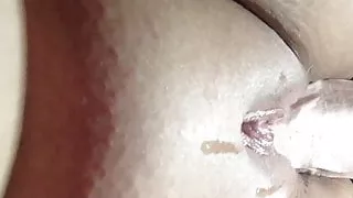 Big girl VS Big dildo