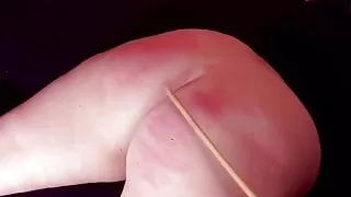 Redhead Curvy Teen Gets Herr Ass Caned