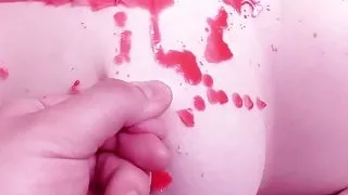 BDSM Nipple Squeezing For Pale Redhead Teen