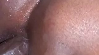 Wet juicy ass makes me remove condom and creampie her ass