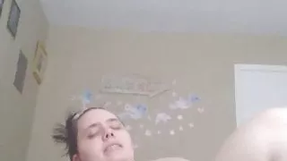 Exposed Dumb Slut Michelle Bird plays with her pussy