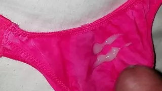 Cumming on a vic secret thong