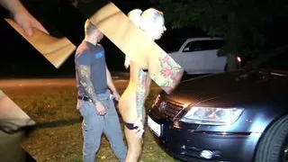 Voyeur Join to Fuck German Teen Couple at Outdoor Sex