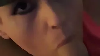 Sexy slut  sucking lil dick