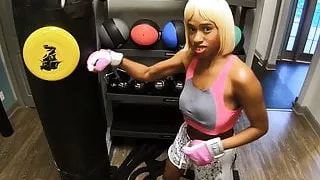 A Training Session With Step Dad Friend Turns Into Anal Sex POV