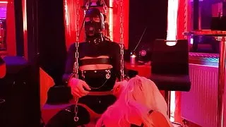 Domina MissLadyTina in her BDSM Studio