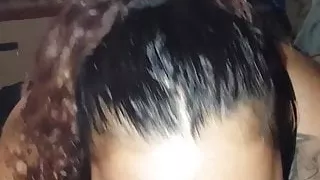 Danni giving her man some good jead