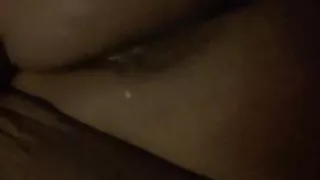 Black BBW lets out huge fart for daddy
