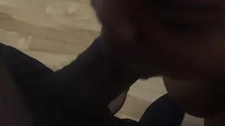 Young BBW doing work