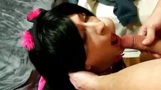 Kitty Kitty old crossdresser is a super cocksucker and slut