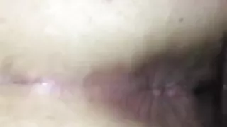 He loves slapping my asshole