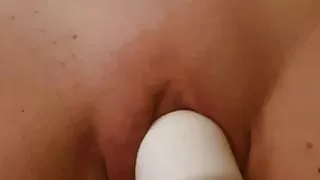 vibe session - Ehefrau gefesselt und Hitachi