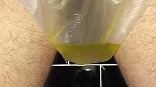 Pissing in my plastic panties