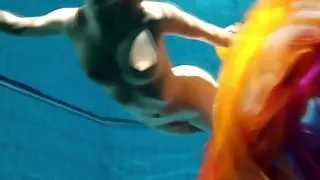 Edwige slutty teen underwater