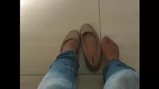 Beautiful soles of the feet