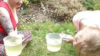 Whore pissing contest II