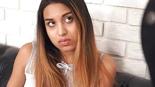 Debt4k. Tanned bombshell knows how to return the debt